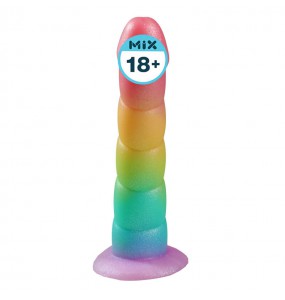 MizzZee - Liquid Silicone Fantasy Color Series Dildo (L:17cm - D:3.2cm)